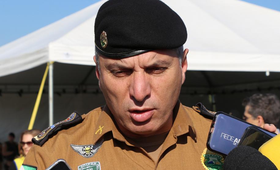 Comando da PM participa de lançamento do projeto Em Frente Brasil, em São José dos Pinhais