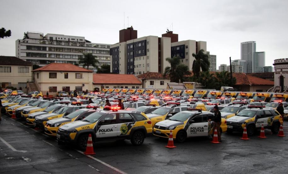 Polícia Militar deflagra Operação 100 com mais de 500 policiais e 165 viaturas em Curitiba