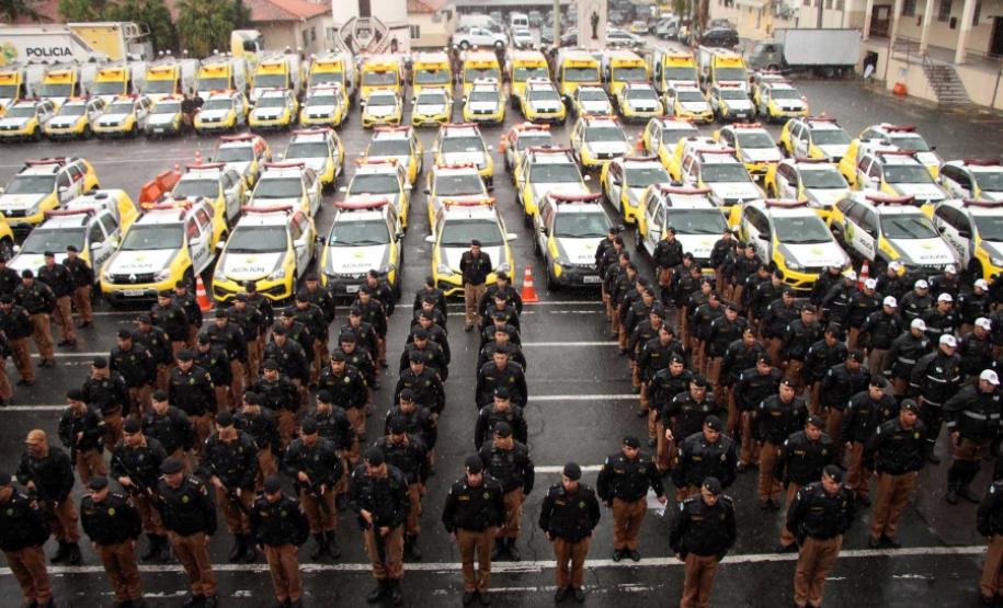 Polícia Militar deflagra Operação 100 com mais de 500 policiais e 165 viaturas em Curitiba