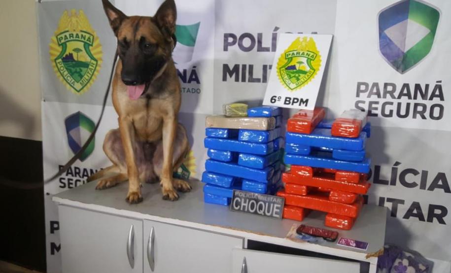 PM apreende mais de 25 quilos de maconha e prende cinco pessoas em situações distintas em Cascavel (PR)