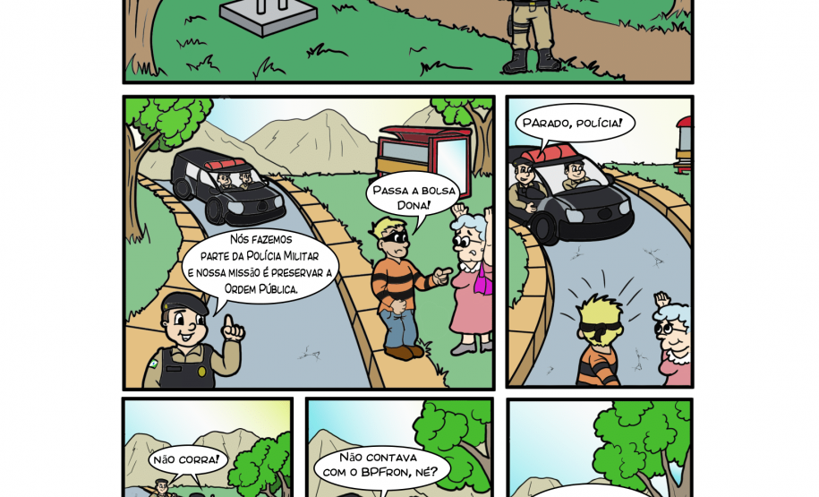 Revista em quadrinhos “Fronteirinha” é lançada pelo BPFron durante “Café com a Comunidade” em Marechal Cândido Rondon (PR)