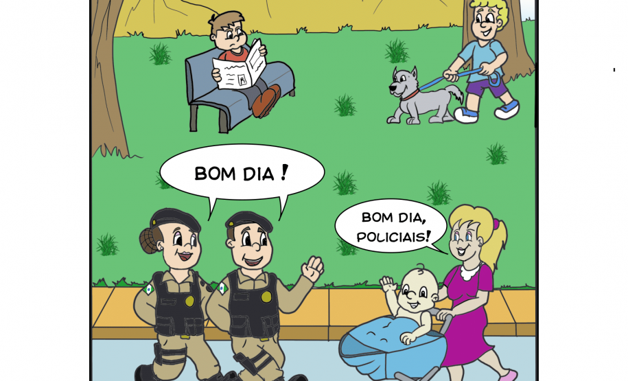 Revista em quadrinhos “Fronteirinha” é lançada pelo BPFron durante “Café com a Comunidade” em Marechal Cândido Rondon (PR)