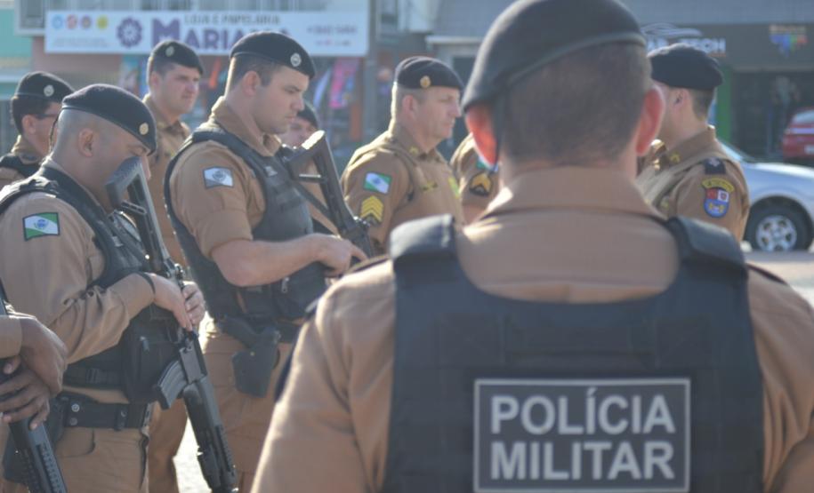 Em Araucária, 17º Batalhão da PM deflagra 28ª edição da Operação União e três pessoas acabam presas