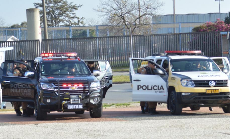 Em Araucária, 17º Batalhão da PM deflagra 28ª edição da Operação União e três pessoas acabam presas