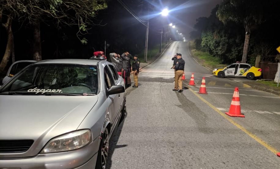 Em Araucária, 17º Batalhão da PM deflagra 28ª edição da Operação União e três pessoas acabam presas