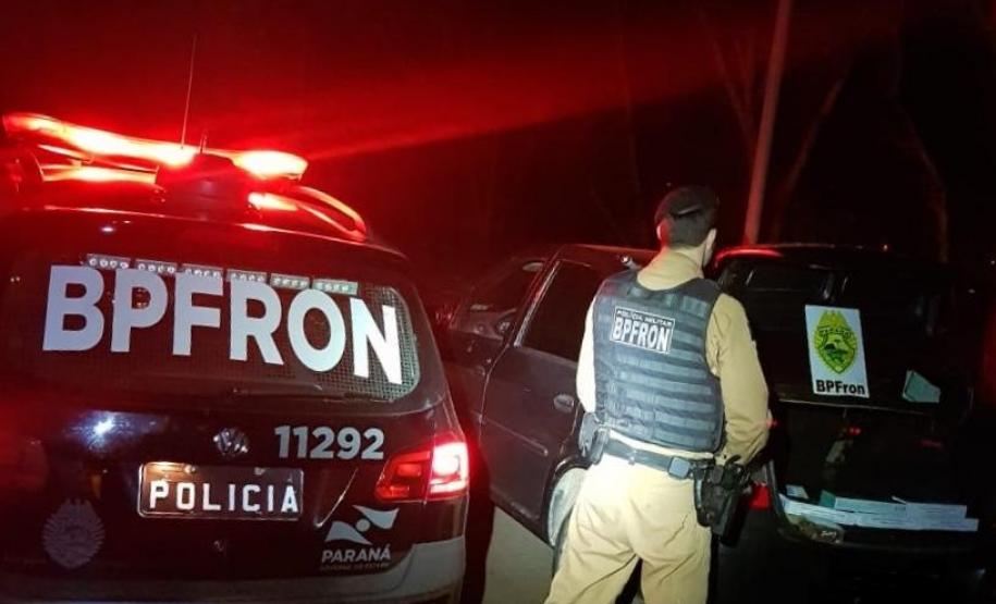 BPFron apreende contrabando de cigarros e vinhos no Oeste do estado