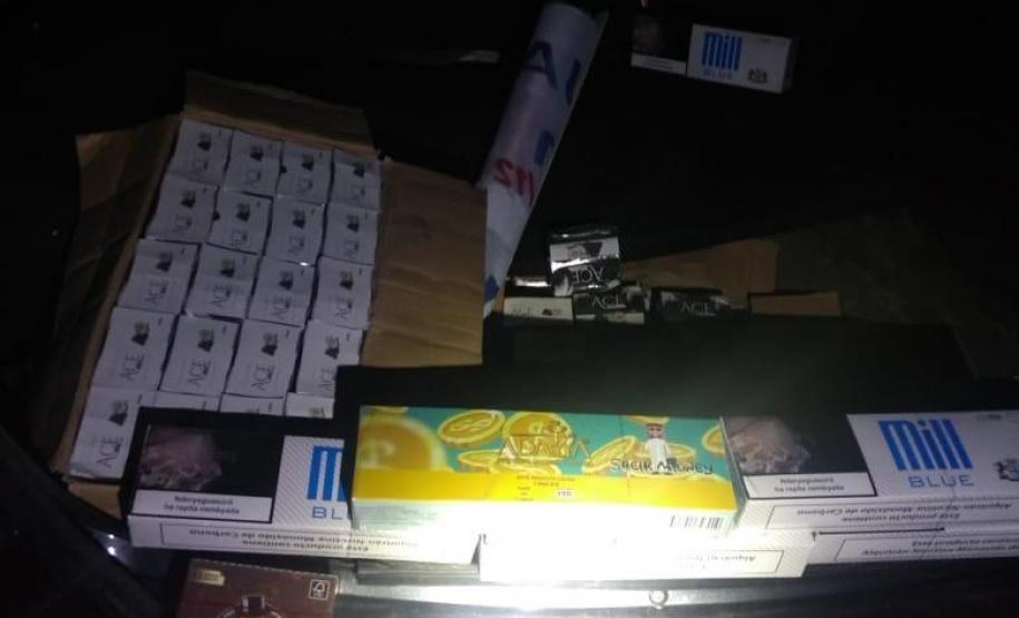 BPFron apreende contrabando de cigarros e vinhos no Oeste do estado