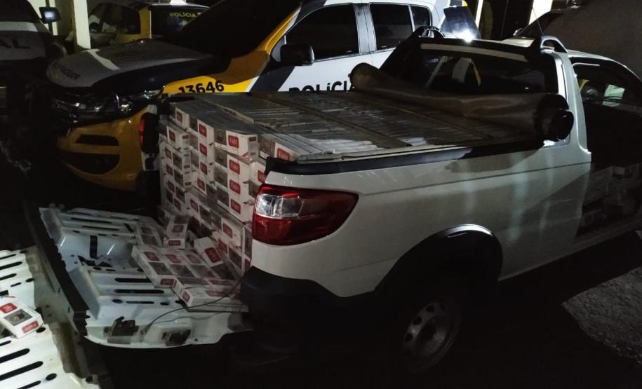 PM prende dupla e apreende diversas caixas de cigarros contrabandeados no Norte do estado