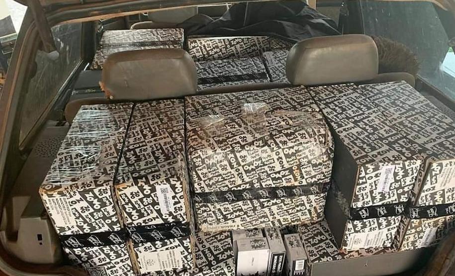 BPRv apreende R$ 48 mil em maços de cigarro contrabandeados