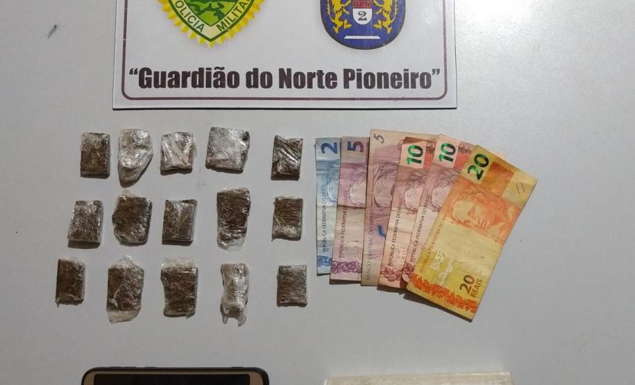 PM do Norte Pioneiro apreende drogas e recupera veículos