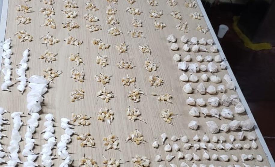 PM encaminha adolescente e apreende mais de 1,4 mil porções de drogas no Parolin (PR)