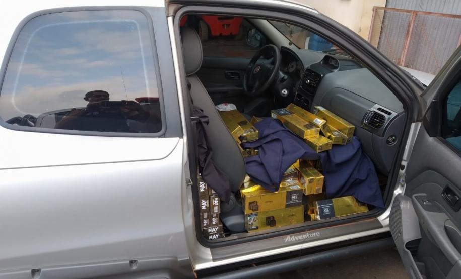 Polícia Rodoviária Estadual apreende 714 caixas de essência de narguilé no Oeste do estado