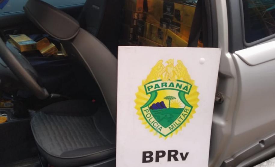 Polícia Rodoviária Estadual apreende 714 caixas de essência de narguilé no Oeste do estado