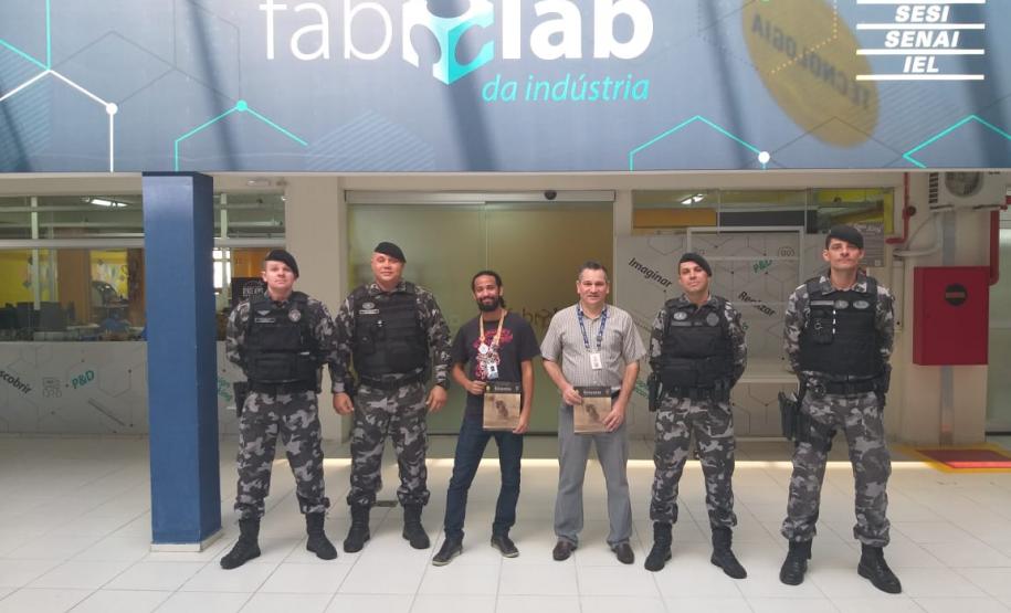 Esquadrão Antibombas estreita laços com pesquisadores do Senai