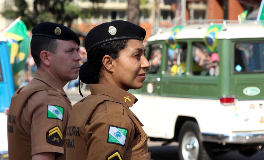 Tropas da Polícia Militar desfilam no 7 de Setembro diante de 20 mil pessoas na Capital