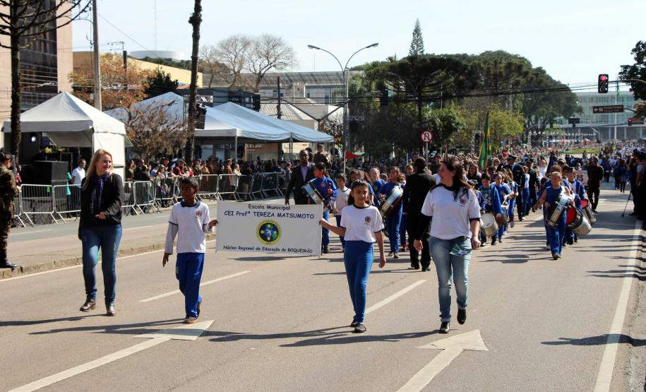 Tropas da Polícia Militar desfilam no 7 de Setembro diante de 20 mil pessoas na Capital