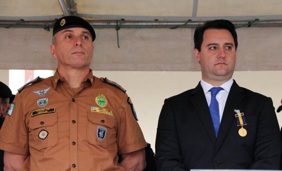 Governador autoriza concurso de 2,4 mil vagas para a Polícia Militar durante solenidade em Curitiba