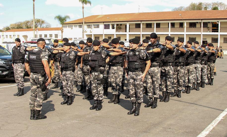 PM faz operação em regiões estratégicas da Capital com equipes do BOPE e ROTAMs
