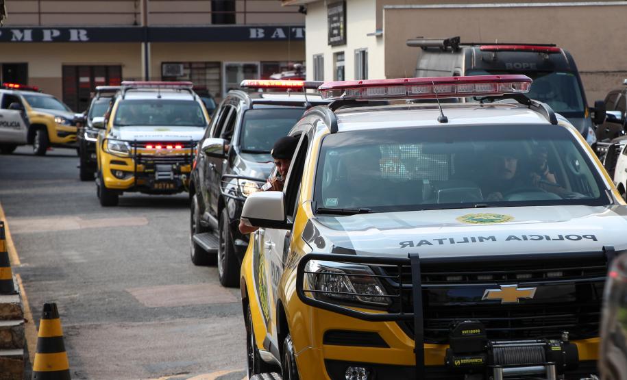 PM faz operação em regiões estratégicas da Capital com equipes do BOPE e ROTAMs