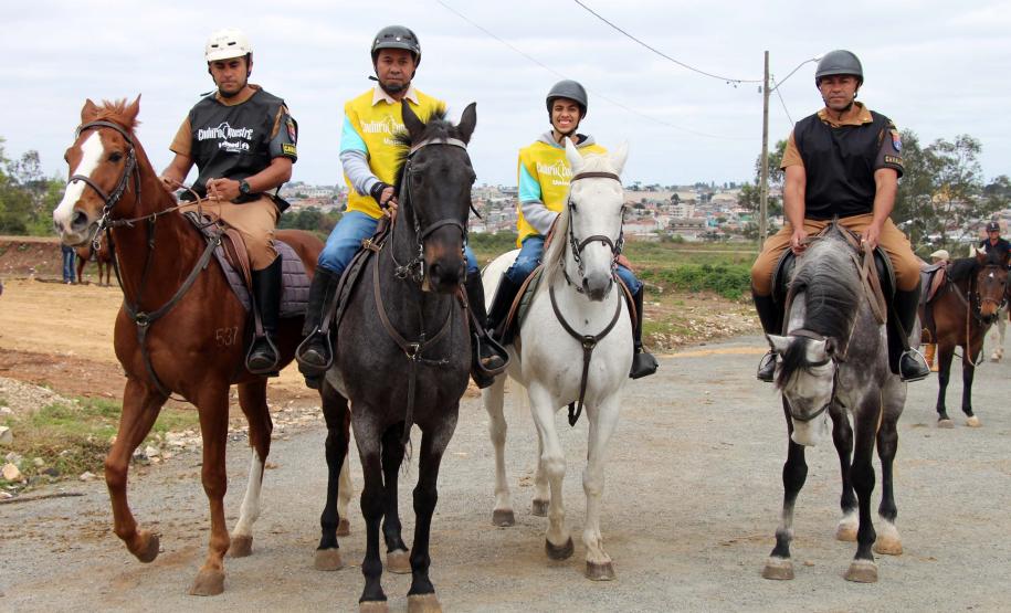 Regimento de Polícia Montada (RPMon) sedia o 2º Campeonato Paranaense de Paraenduro, no Haras da PM em Pinhais