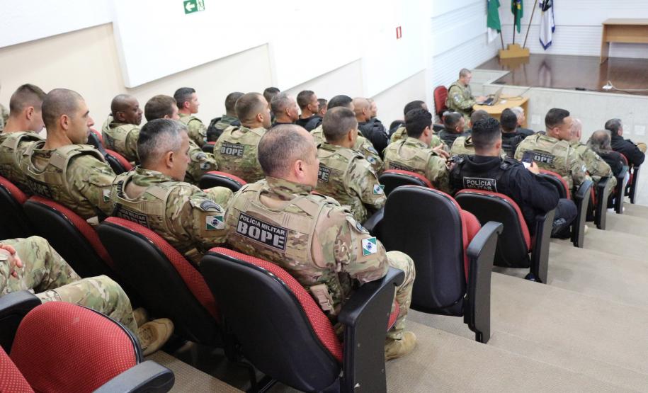 COE da Polícia Militar do Paraná promove II Curso de Ações Táticas em Ambientes Verticais com policiais de 13 estados brasileiros