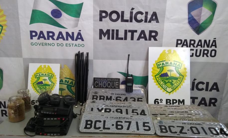 PM prende quadrilha e apreende seis veículos e diversos objetos ilícitos no Oeste do estado estado