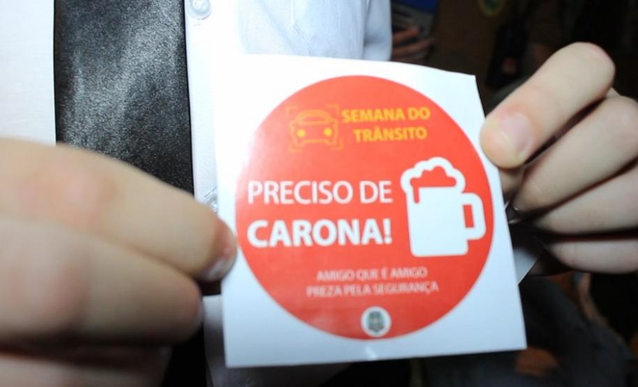 PM orienta população de Cianorte (PR) sobre a perigosa combinação do álcool com a direção