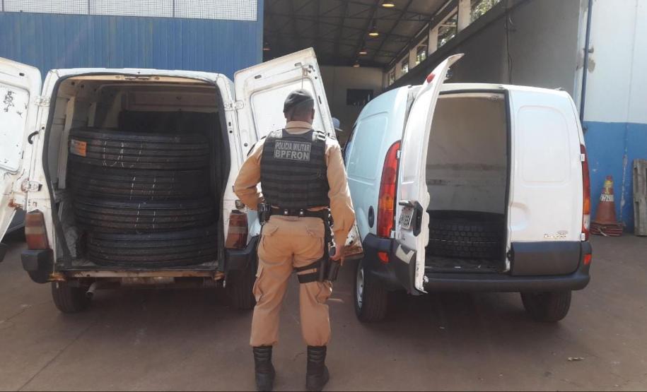 Homem é encaminhados duas vezes no mesmo dia pelo BPFron por contrabando de pneus em Foz do Iguaçu (PR)