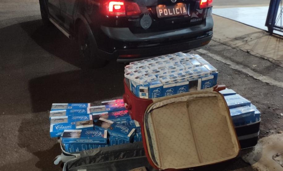 BPFron apreende cigarros e mercadorias de origem paraguaia, em Guaíra (PR) e Cascavel (PR)