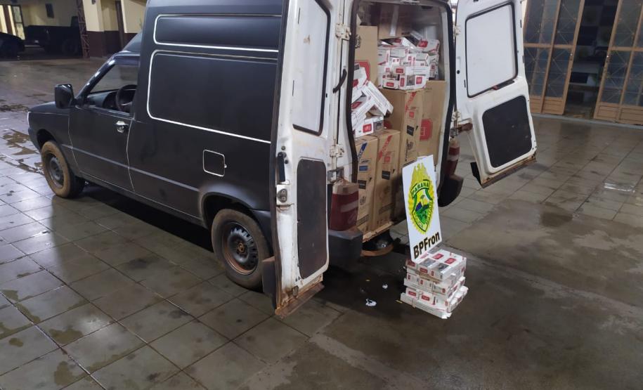 BPFron apreende carga de cigarros contrabandeados no Oeste do estado
