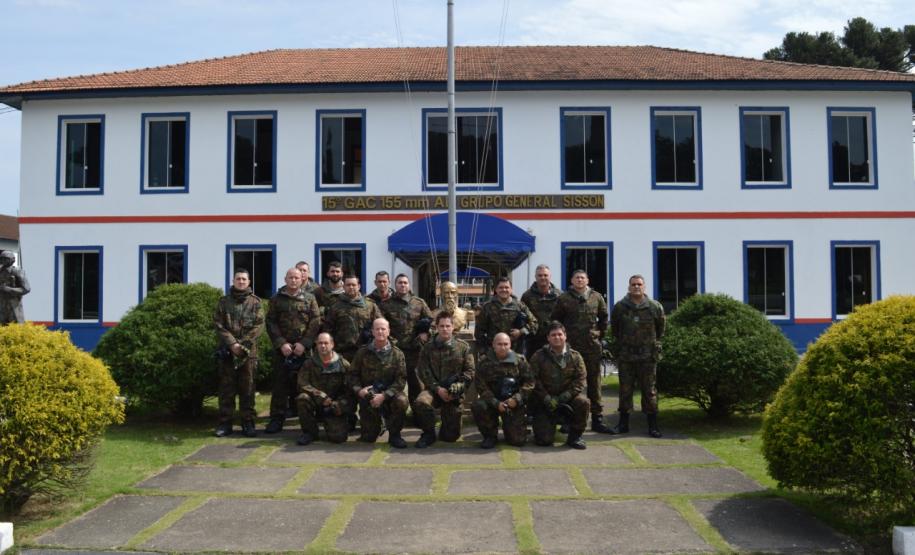 Policiais do 28º Batalhão participam de instrução com o Exército sobre guerra química na Lapa (PR)