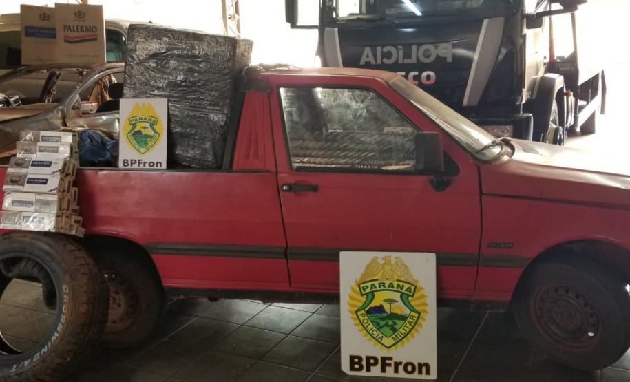 Em situações distintas, BPFron apreende 33 mil pacotes de cigarros e causa prejuízo de R$ 1,5 milhões aos contrabandistas no Oeste do estado