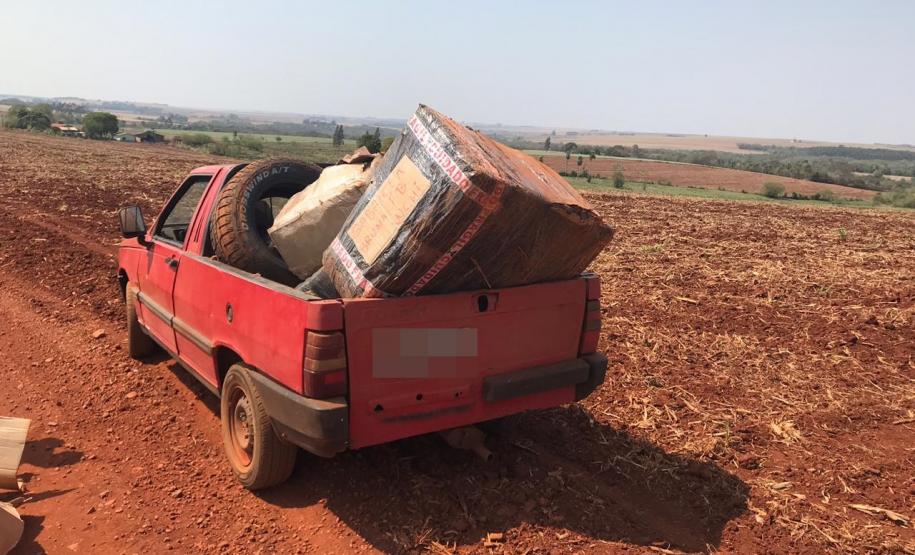 Em situações distintas, BPFron apreende 33 mil pacotes de cigarros e causa prejuízo de R$ 1,5 milhões aos contrabandistas no Oeste do estado