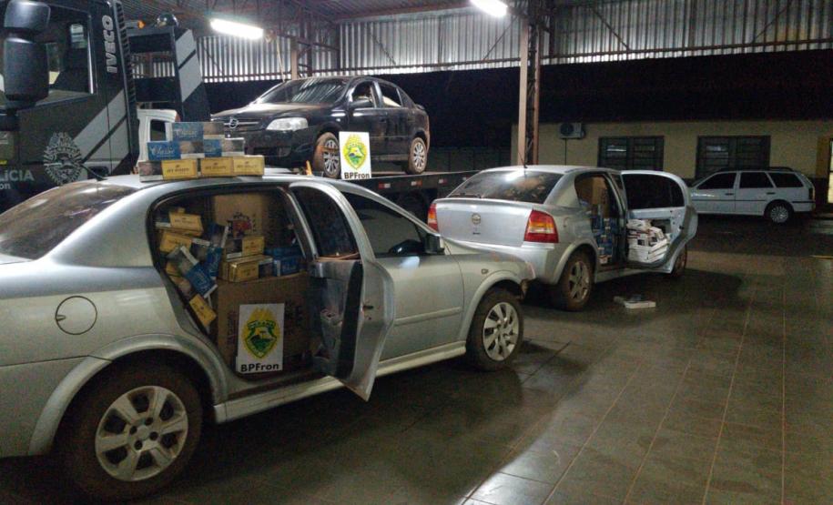 Em situações distintas, BPFron apreende 33 mil pacotes de cigarros e causa prejuízo de R$ 1,5 milhões aos contrabandistas no Oeste do estado