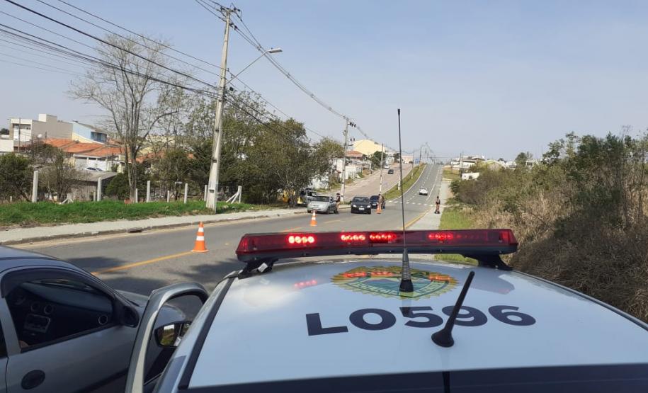 PM apreende arma de fogo e munições durante a XXIII Operação União em Araucária, na RMC