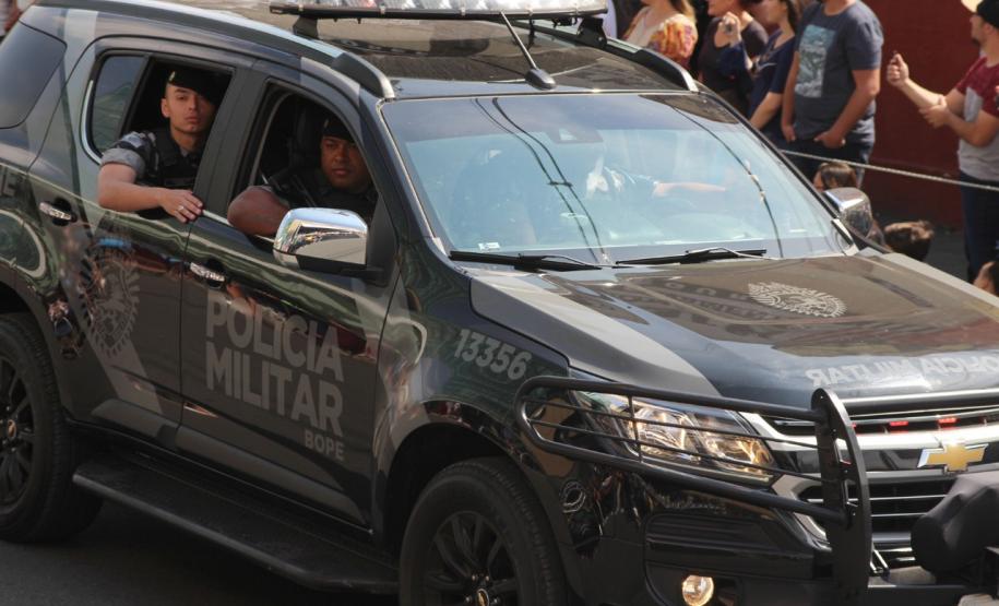 PM é representada em desfile de abertura da Semana da Pátria em São José dos Pinhais