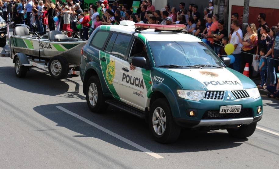 PM é representada em desfile de abertura da Semana da Pátria em São José dos Pinhais