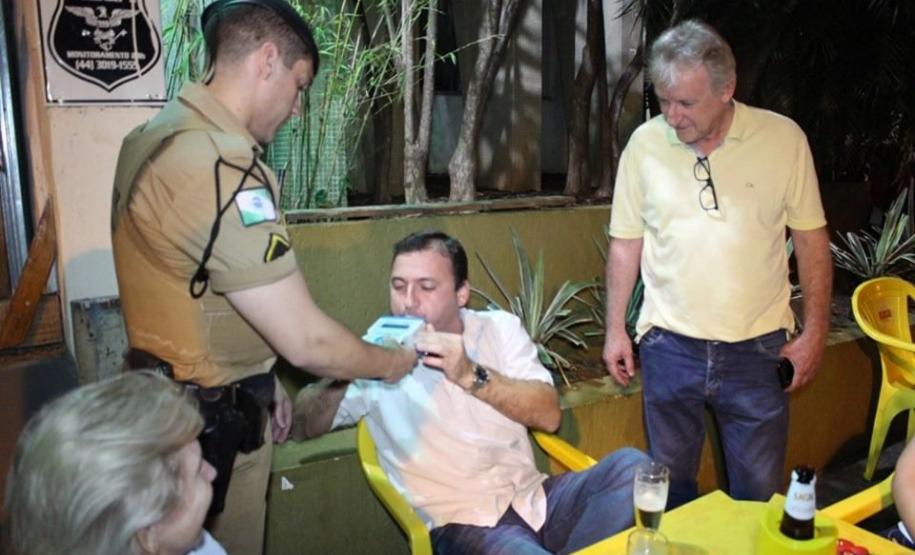 Em Cianorte, PM promove diversas ações durante a Semana Nacional do Trânsito