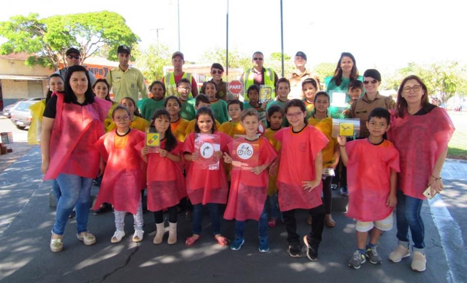 Em Cianorte, PM promove diversas ações durante a Semana Nacional do Trânsito