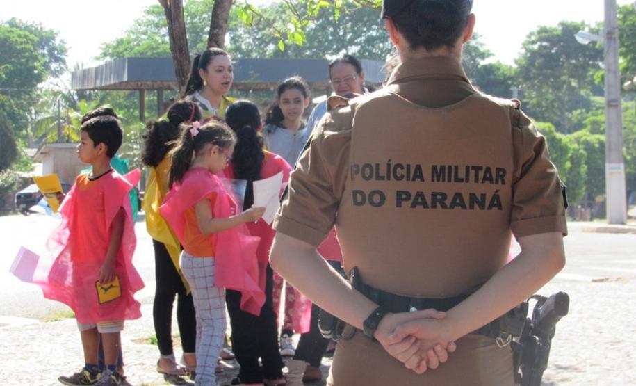 Em Cianorte, PM promove diversas ações durante a Semana Nacional do Trânsito