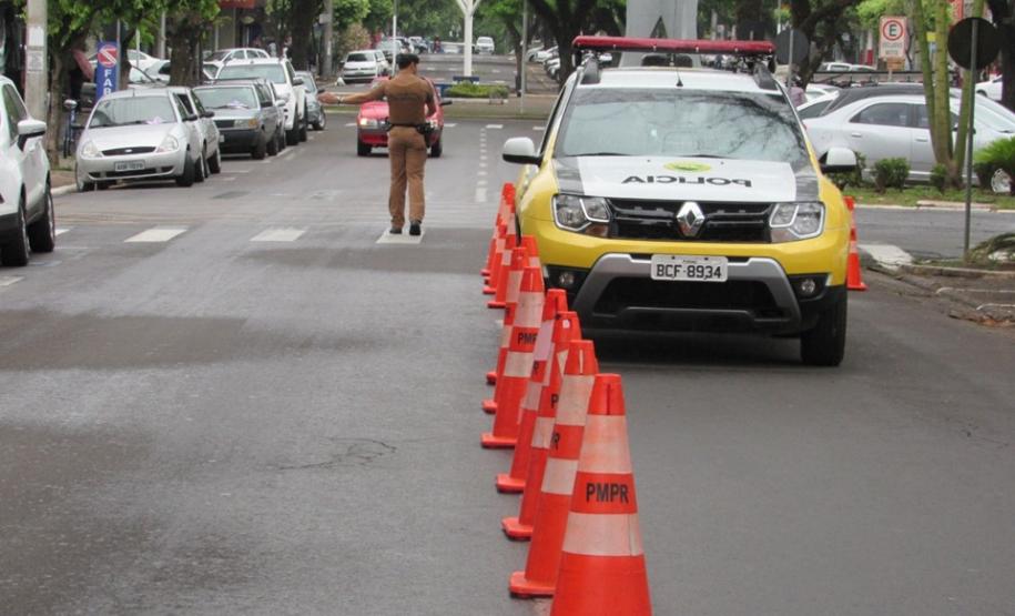 Em Cianorte, PM promove diversas ações durante a Semana Nacional do Trânsito