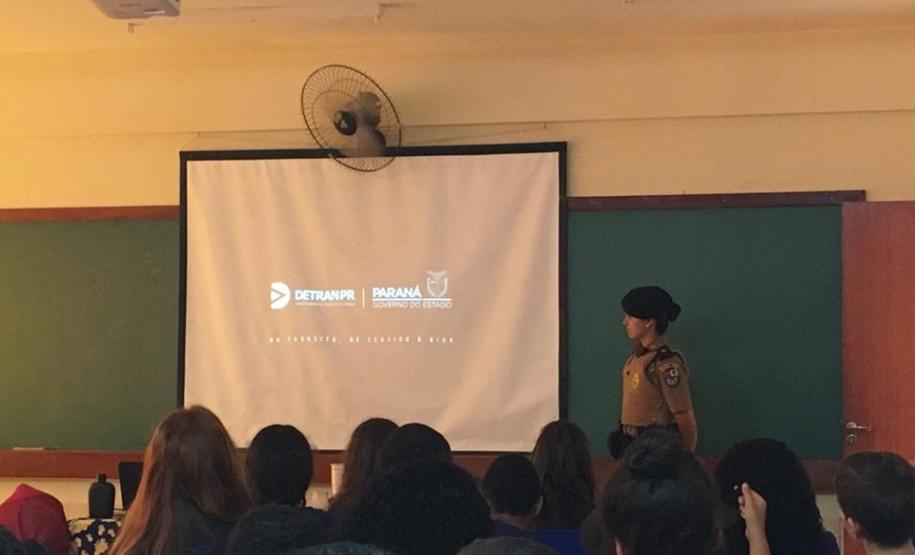 Em Cianorte, PM promove diversas ações durante a Semana Nacional do Trânsito