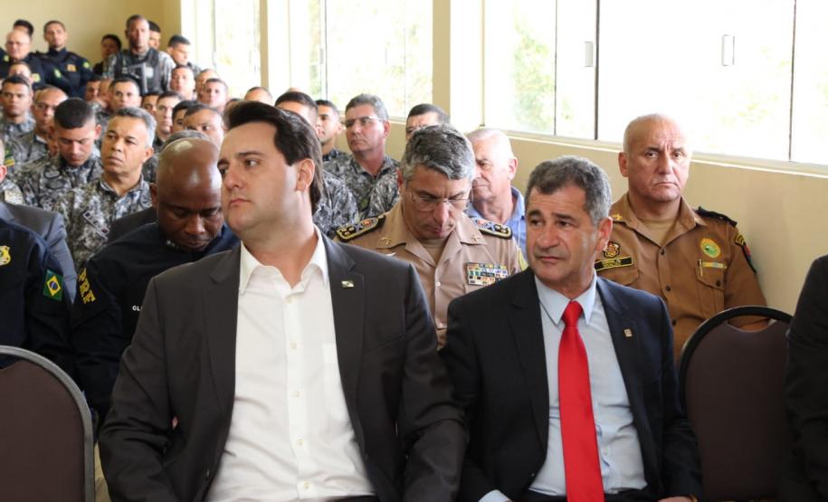 Agenda do ministro Sérgio Moro é acompanhada pelo Comando-Geral da PM, em São José dos Pinhais