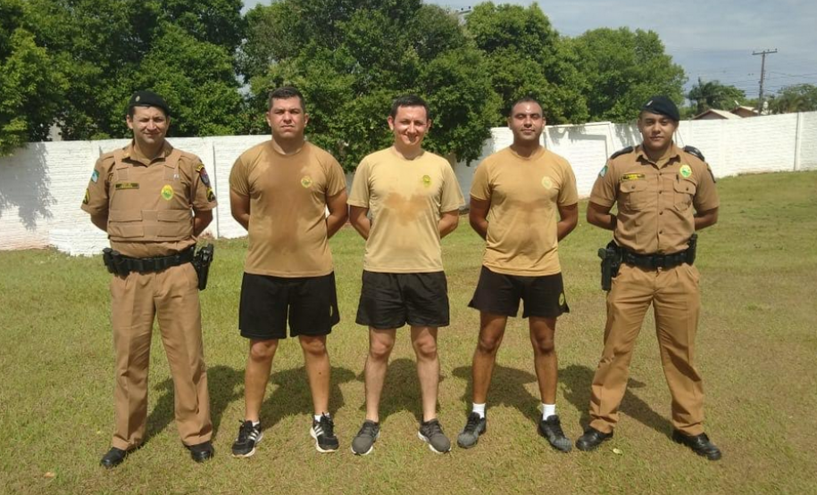 PM realiza trabalho de educação e manutenção física para a unidade em Cruzeiro do Oeste