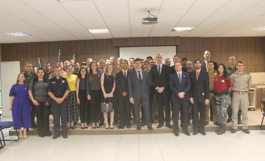 Agenda do ministro Sérgio Moro é acompanhada pelo Comando-Geral da PM, em São José dos Pinhais