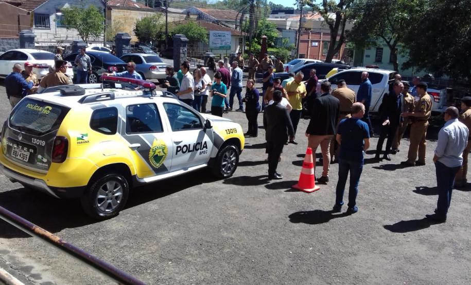 BPEC recebe nova viatura durante solenidade com a participação do Comandante-Geral da PM em Irati (PR)