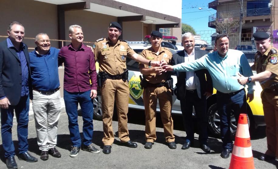 BPEC recebe nova viatura durante solenidade com a participação do Comandante-Geral da PM em Irati (PR)