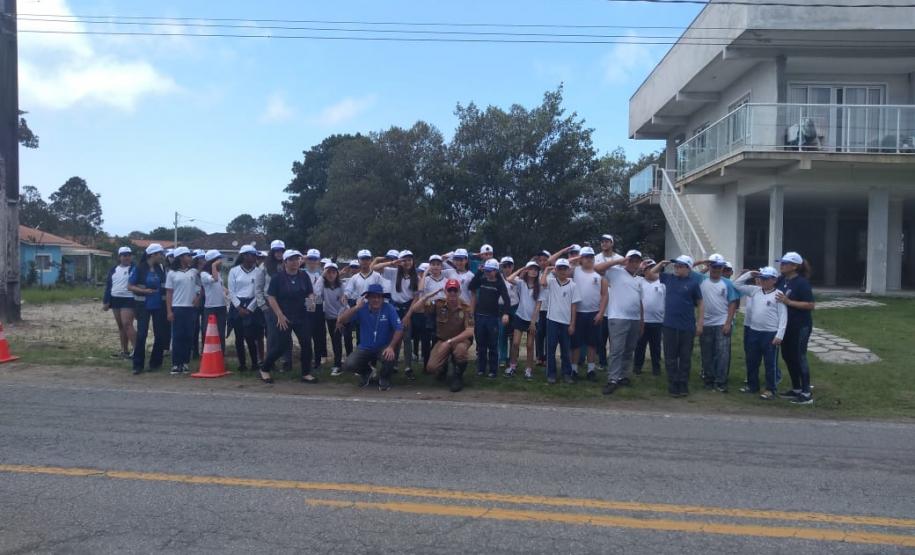 BPRv participa do projeto Escolas Lindeiras no Litoraldo estado