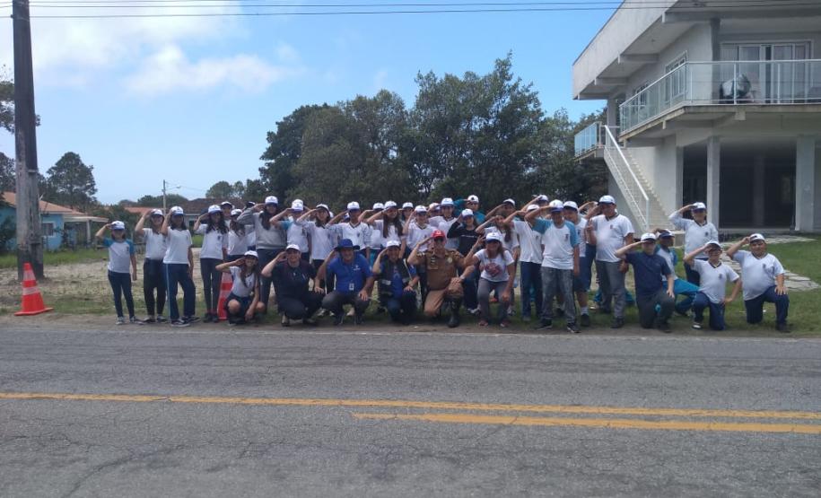BPRv participa do projeto Escolas Lindeiras no Litoraldo estado