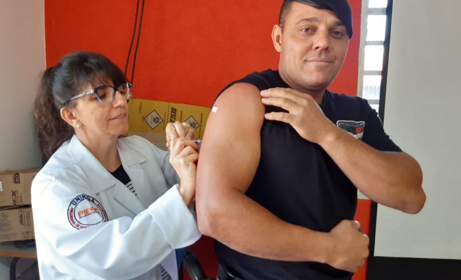 Batalhão da PM de Maringá e Colorado (PR) promove a V Ação de Saúde Preventiva para os policiais da unidade